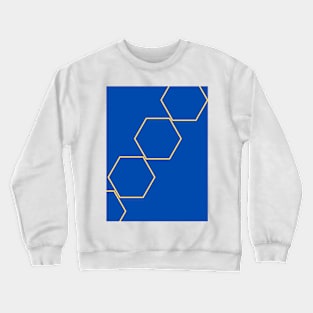 Abstract hexagon pattern Crewneck Sweatshirt